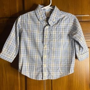 Janie and Jack vintage button down shirt